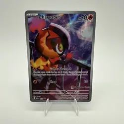 Charcadet Pokemon Center Stamp 022 Me02: Phantasmal Flames Holo English - Image 1