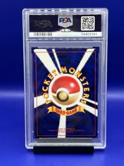 1996 Pokemon Japanese Basic Machamp Base Set Holo #68 PSA 9 Mint SWIRL - Image 4