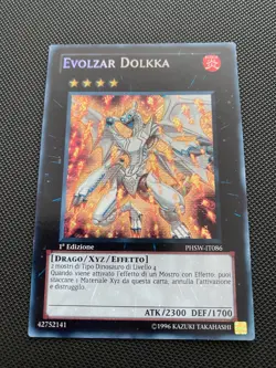Yu-Gi-Oh! TCG Evolzar Dolkka Photon Shockwave Phsw-IT086 1st Edition Secret Rare - Image 1