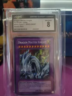 Yu-Gi-Oh! DRAGON MASTER KNIGHT RP02-EN097 CGC 8 - Image 1