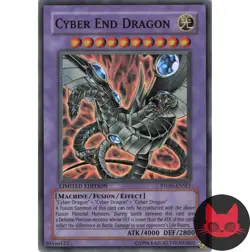 Yugioh Cyber End Dragon STON-ENSE1 Super Rare Limited Edition LP - Image 1