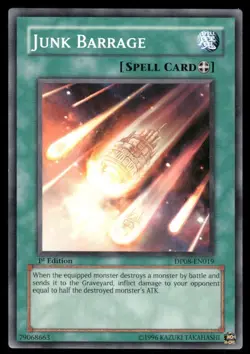 Yu-Gi-Oh! TCG Junk Barrage 1st Edition - Image 1