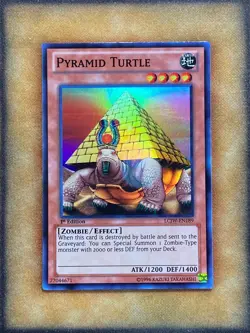 Yugioh Pyramid Turtle LCJW-EN189 Super Rare 1st Ed NM - Image 1