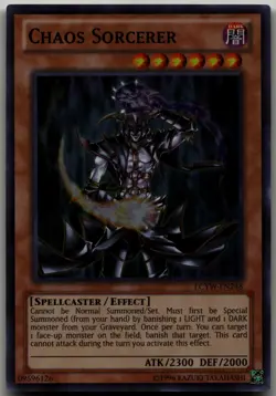 Chaos Sorcerer Super Rare Legendary Collection 3: Yugi's World LCYW-EN248 LP - Image 1