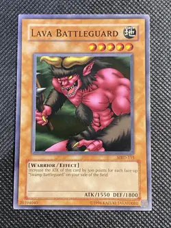 YuGiOh! - Lava Battleguard MRD-115 Common Unlimited Edition VLP Metal Raiders - Image 1