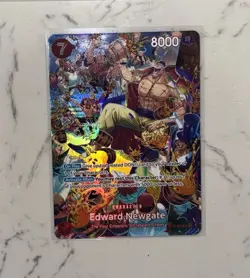 (OP10 Royal Blood) Edward Newgate SP (ST15-002) FULL ART ONE PIECE TCG - Image 3