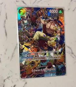 (OP10 Royal Blood) Edward Newgate SP (ST15-002) FULL ART ONE PIECE TCG - Image 4