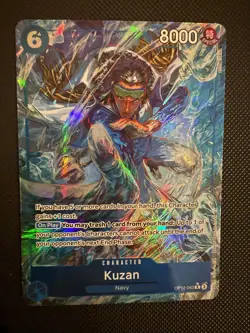 Kuzan OP12-043 (Alt Art) Legacy of the Master Full Art One Piece TCG NM/M - Image 1