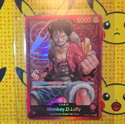 Monkey D.Luffy ST01-001 Pre-Errata Leader Holo Englisch NM One Piece - Image 1