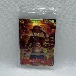 One Piece TCG Monkey D Luffy ST10-006 SR Treasure Booster Set Promo SEALED - Image 1