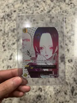 One Piece TCG OP14-118 ALT ART You'll Frighten Me...The Azure Sea's Seven SP Boa - Image 3