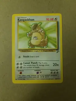 KANGASKHAN 26/130 - NONHOLO Rare - VINTAGE WOTC Pokemon Card - BASE SET 2 - NM/M - Image 1