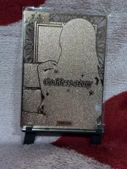 GODDESS STORY #154/200 ZEROTWO DARLING IN THE FRANXX GOLD METAL ANIME WAIFU CARD - Image 2