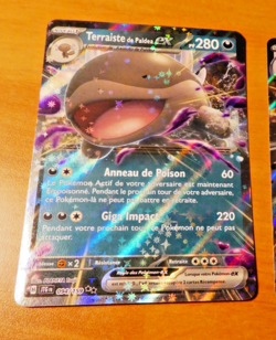 POKEMON AVENTURES ENSEMBLES CARD HOLO CARTE TERRAISTE 094/159 JTG FR EV09 MINT - Image 1