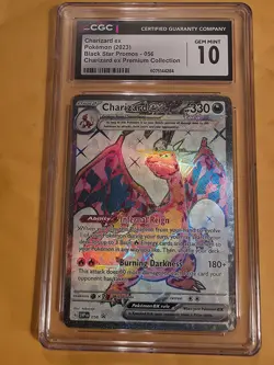 CGC 10 Gem Mint Charizard EX 56 SV Black Star Promos Pokemon Card - Image 1