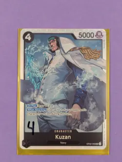 ONE PIECE Card Game: Paramount War: Kuzan OP02-096 Super Rare Foil - Image 1