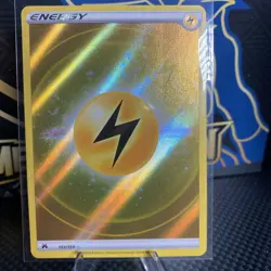 Pokemon - Lightning Energy Holo - 155/159 - SWSH Crown Zenith - Texture Card - Image 1