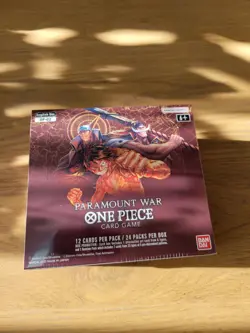 Display One Piece Card Game OP02 Paramount War First Print Scelle - Image 1