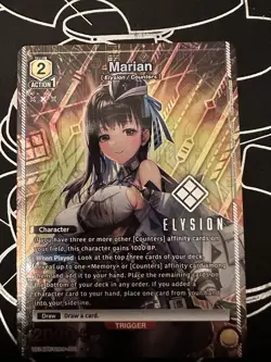 Marian 001 R* GODDESS OF VICTORY NIKKE Union Arena English Card - Image 1