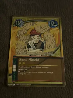 Naruto Sand Shield J-057 Super Rare Card Near Mint - Image 2
