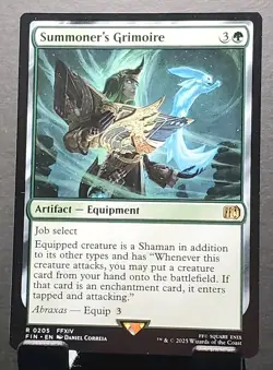 MTG 0205 SUMMONER'S GRIMOIRE Final Fantasy Rare card⚔NM/MT - Image 1