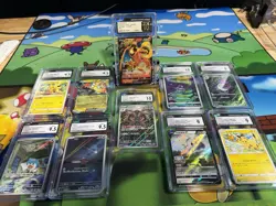 Pokemon Tcg Lot Of 10 Cgc Graded Cards - Image 1