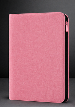 9 Pocket Trading Card Binder 360 Cards Side-Loading Zipper Album Pink Pokemon 🌸 - Image 1