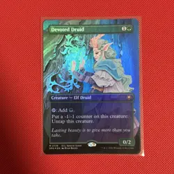 Devoted Druid - Borderless Foil Mythic MtG Card ECL SPG 138 - Image 1