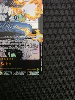 Sabo Manga Alt Art - One Piece Card Game Kingdoms of Intrigue OP04-083 - Image 4