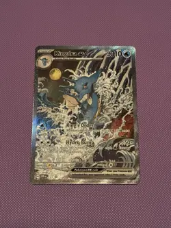 Kingdra EX SVP 131 Pokemon Scarlet and Violet Promo Card Near Mint Condition - Image 1