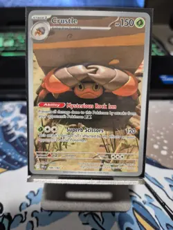 Pokemon TCG Crustle Full Art Card Destined Rivals 186/182 Mint Condition - Image 1
