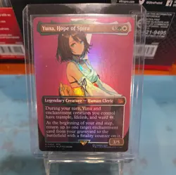MTG English Yuna, Hope of Spira (Borderless) NM Foil. FIN 0404 - Image 1