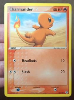 2004 POKEMON EX FIRE RED & LEAF GREEN SET CHARMANDER CARD 58/112 - Image 1