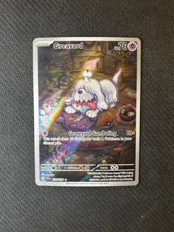 Greavard 214/198 NM Illustration Rare Scarlet&Violet Pokemon Card 🔥 SHIPS ASAP - Image 1