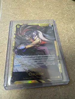 Crocodile OP14-120 SEC - English One Piece Card - The Azure Sea's Seven - Image 2