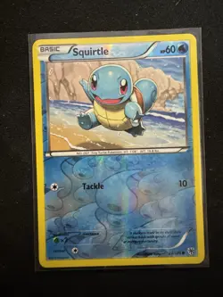 Pokemon Squirtle Reverse Holo Plasma Storm Card 24/135 Near Mint - Image 1