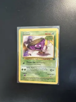 Pokemon TCG Grimer Team Rocket 1st Edition Card 57/82 Heavy Play - Image 1