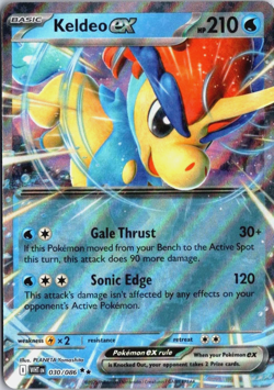 Keldeo ex 030/086 White Flare WHT - Pokemon Card - NM - Image 1