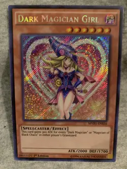 Dark Magician Girl - MVP1-ENS56 Secret Rare 1st ed NM Yugioh Card - Image 1