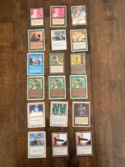 Magic The Gathering Lot of 18 Vintage Cards - Image 1