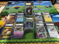Pokemon TCG Lot Of 10 Graded Cgc Cards - Image 1