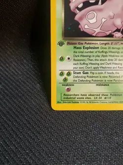 🔥👀Dark Weezing Pokemon Card WOTC Holo 1st Edition Team Rocket 14/82 NM - Image 4