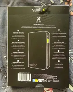 Vault X: Premium Exo-Tec 4-Pocket Zip Binder Folder (160 cards) - Black - Image 2