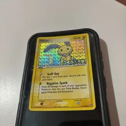 Minun 41/107 EX Deoxys Stamped Pokemon Card Reverse Holo Foil Rare HP - Image 1