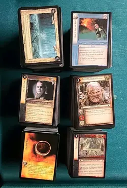 LOTR TCG Lot of 1,425 Cards. NO DOUBLES! All Unique Regular Cards. No Foils. 5LB - Image 1