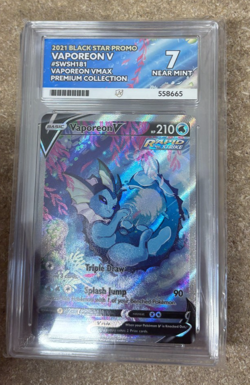 Pokemon Cards - ACE 7 Vaporeon V SWSH181 - Black Star Promo - eBay Live - Image 1