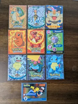 Lot Of Pokemon Topps TV Animation + Lenticular Cards Vintage 1999-2001 - Image 4
