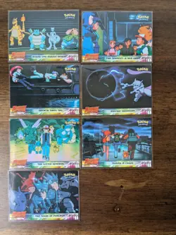 Lot Of Pokemon Topps TV Animation + Lenticular Cards Vintage 1999-2001 - Image 5