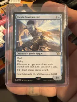 Faerie Mastermind March of the Machine Regular 58 MP MTG - Image 1