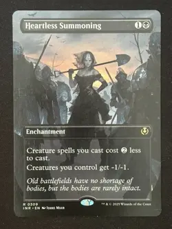 1x MTG Heartless Summoning (Borderless) - Innistrad Remastered (INR) #309 - Image 1